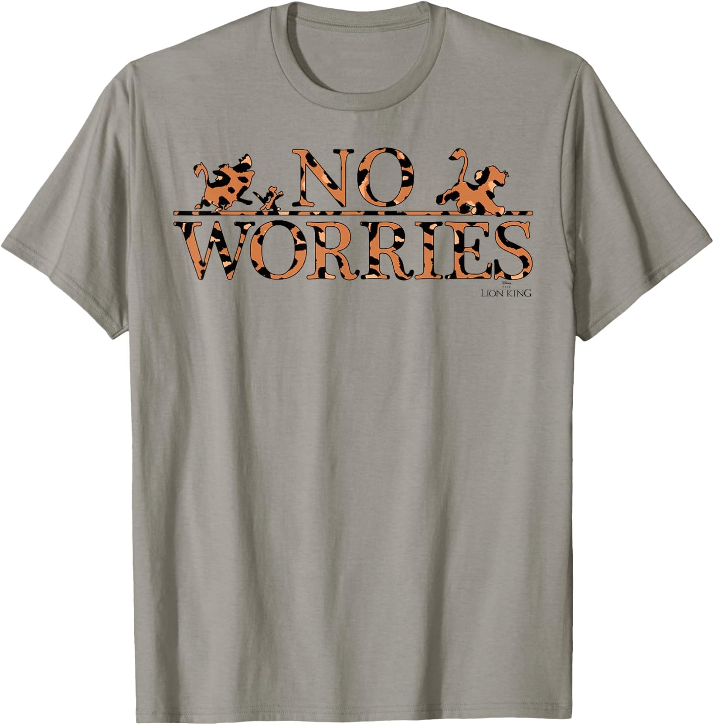 Disney The Lion King No Worries Leopard Fill T-Shirt - T-Shirt | Sand