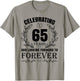 Cute 65th Wedding Anniversary for Couples Married 65 year T-Shirt - T-Shirt | Sand