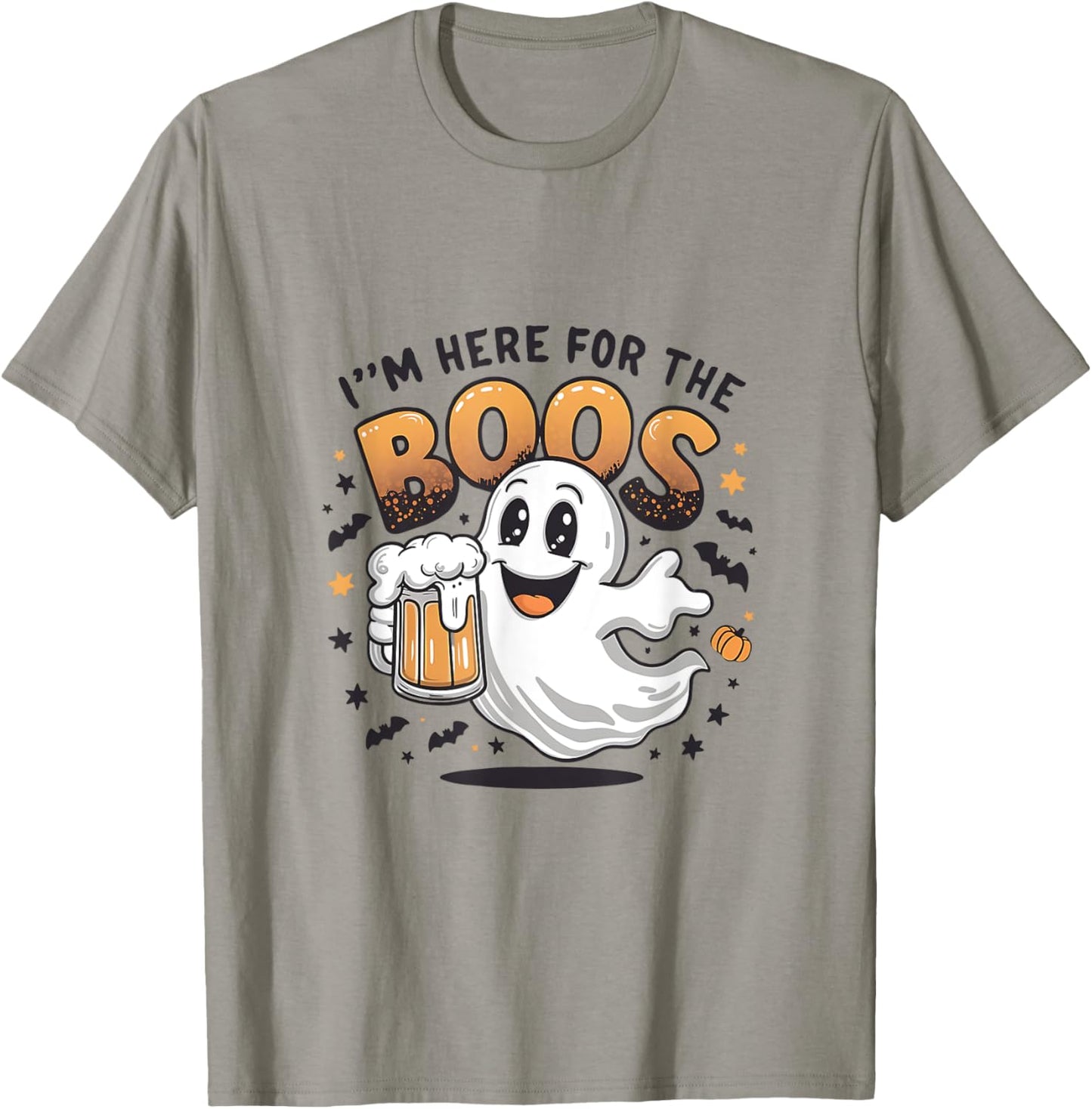 I'm Just Here For The Boos Halloween T-Shirt - T-Shirt | Sand