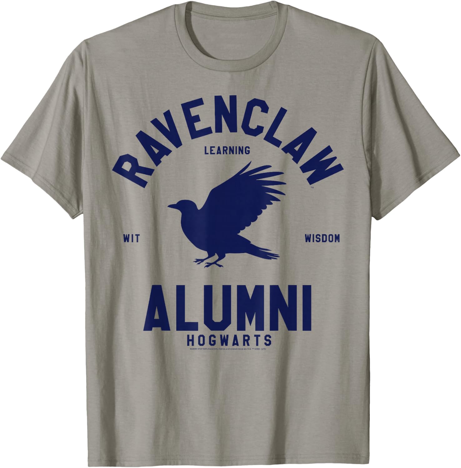 Harry Potter House Ravenclaw Alumni Collegiate Hogwarts T-Shirt - T-Shirt | Sand