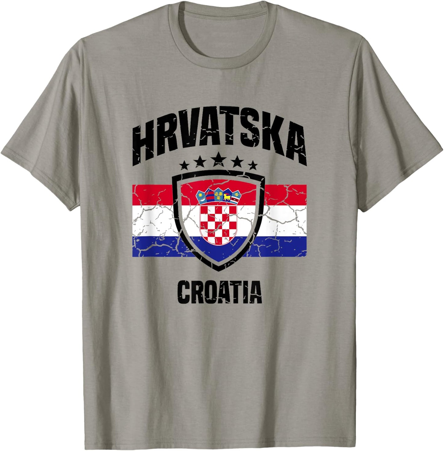 Hrvatska Croatia Croatian T-Shirt - T-Shirt | Sand