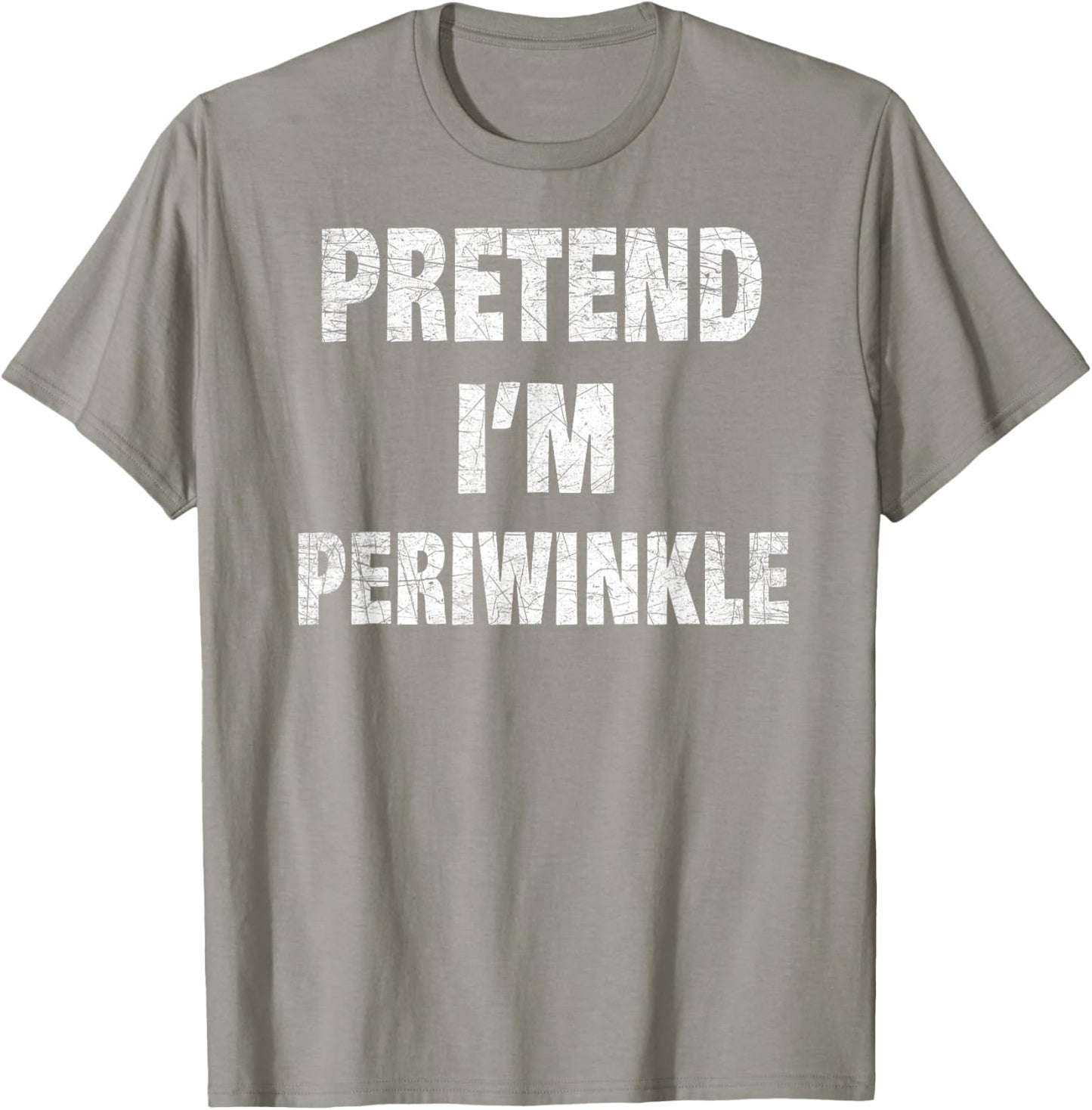 Pretend I'm Periwinkle - Lazy Halloween Costume Idea T-Shirt - T-Shirt | Sand