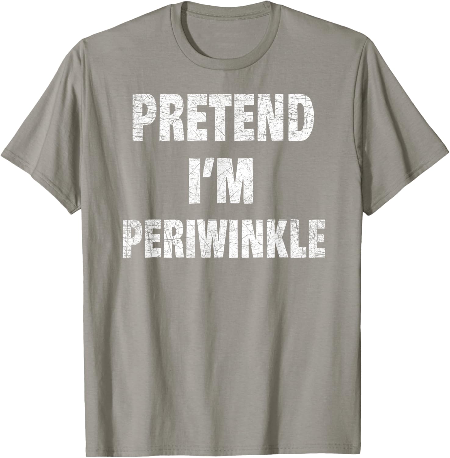 Pretend I'm Periwinkle - Lazy Halloween Costume Idea T-Shirt - T-Shirt | Sand