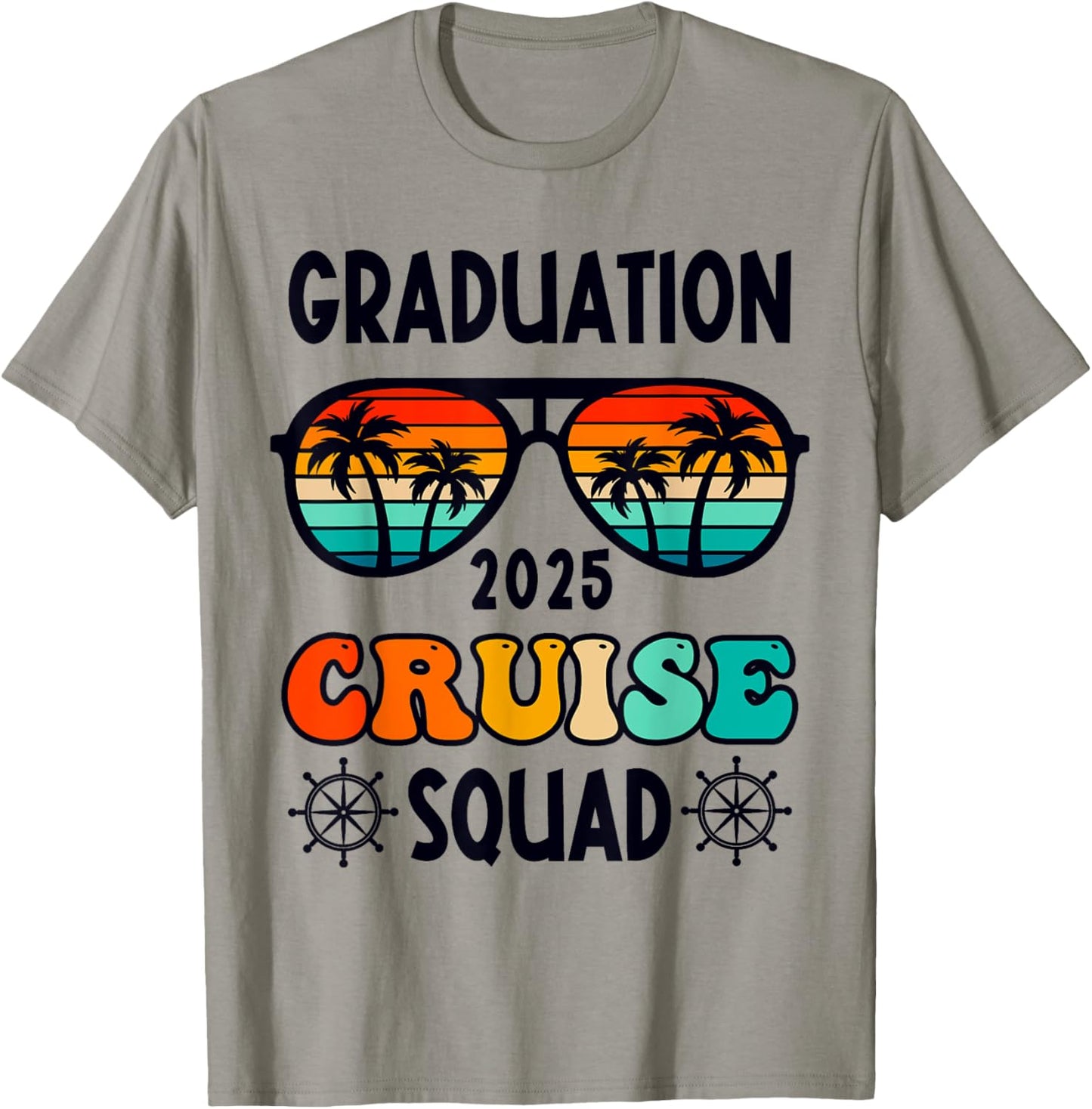 Graduation Cruise Trip Class Of 2025 Senior Summer Vacation Men Women Kids T-Shirt - T-Shirt | Sand