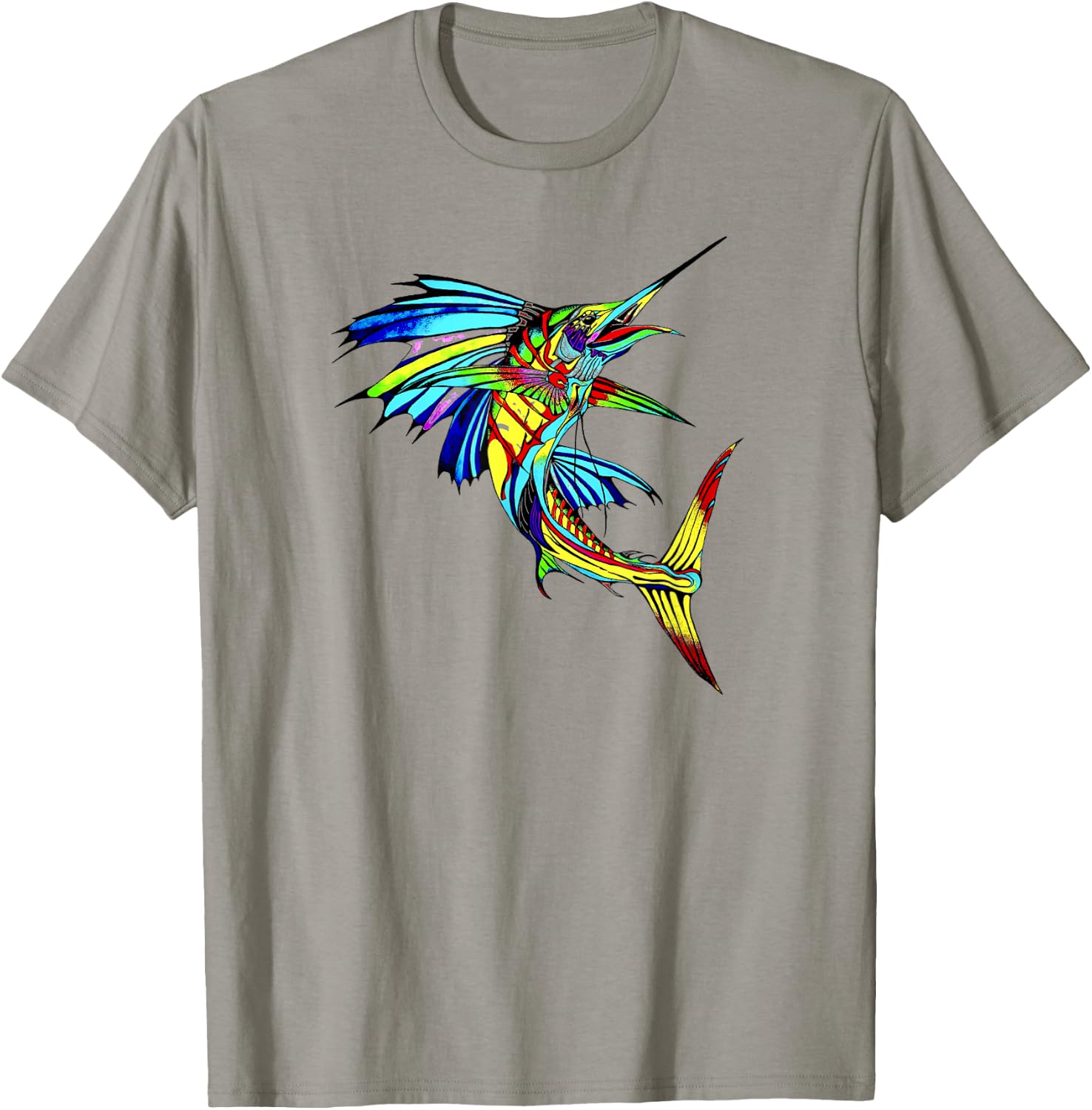 Colorful Sailfish T-Shirt - T-Shirt | Sand