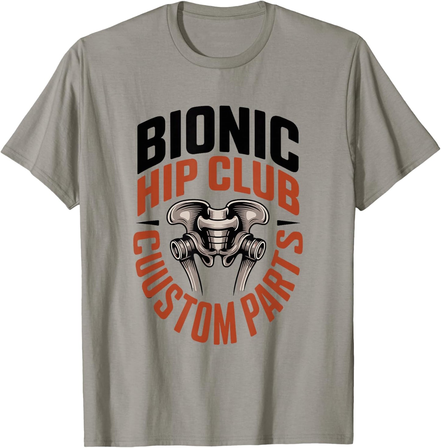 Bionic Hip Club Custom Parts T-Shirt - T-Shirt | Sand
