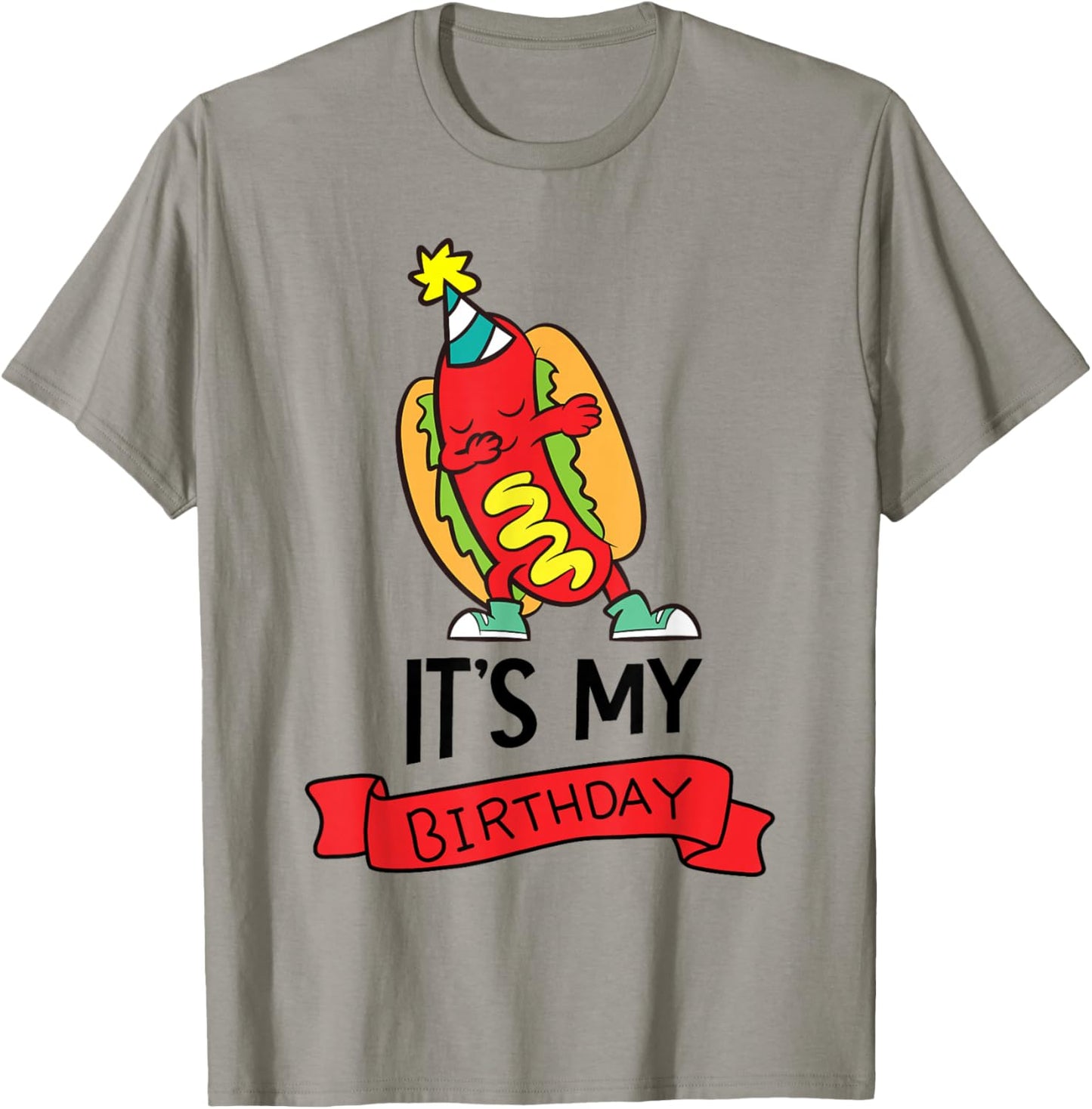 Hotdog-Themed Birthday Party Its My Birthday T-Shirt - T-Shirt | Sand