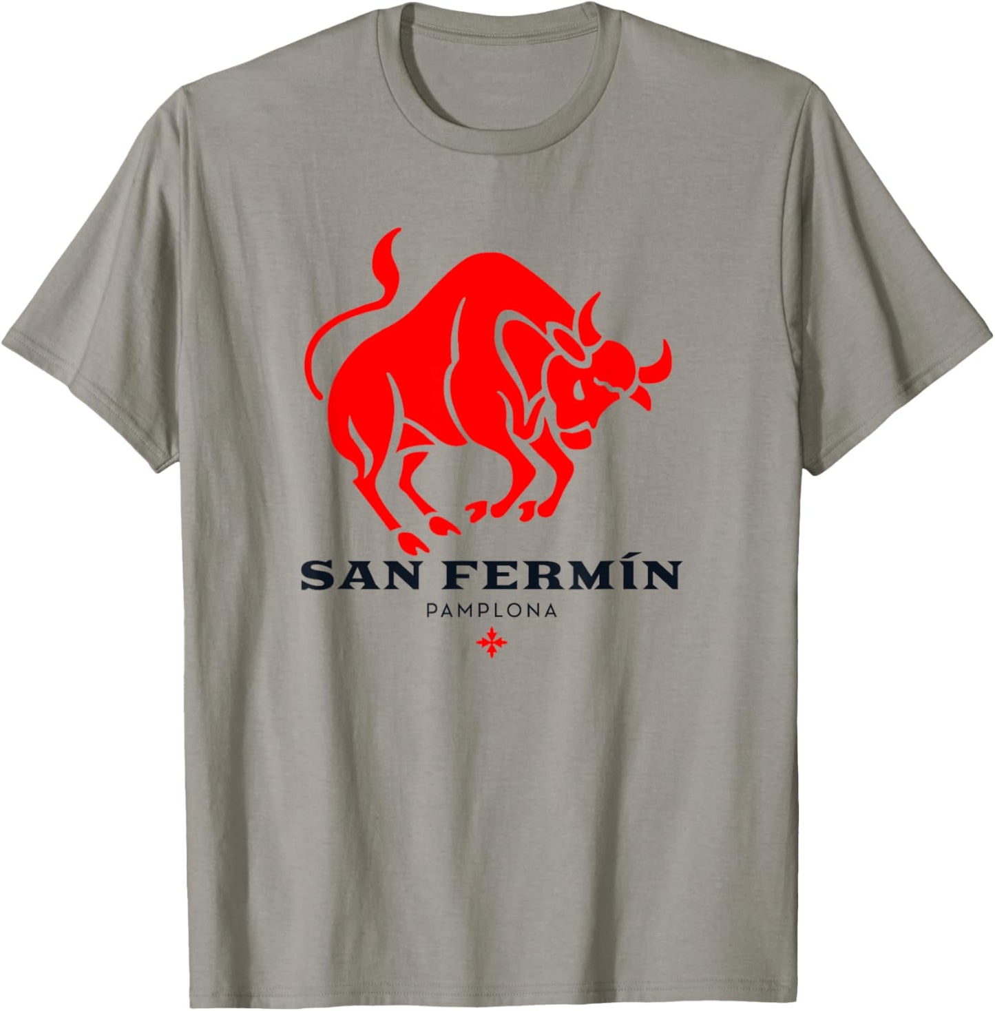 Pamplona San Fermín Encierro Sanfermines Navarra T-Shirt - T-Shirt | Sand