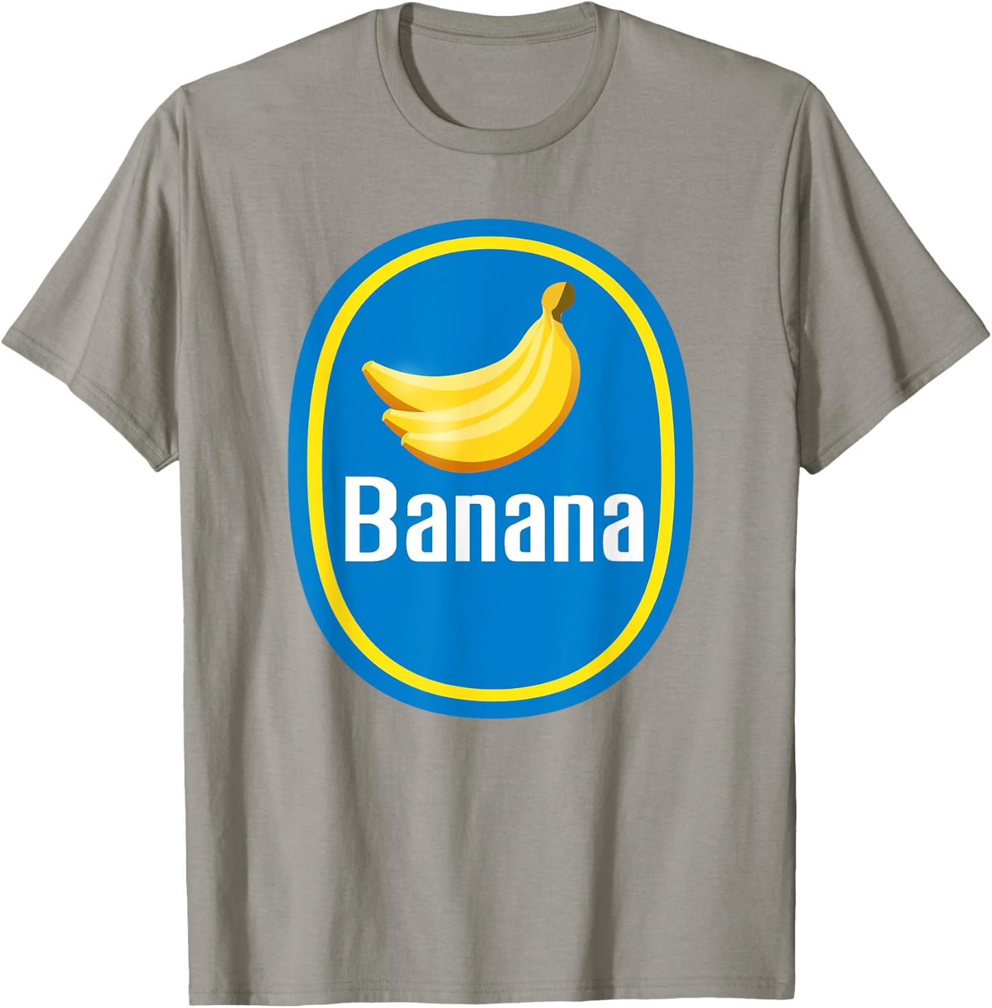 Pretend I'm A Banana Sticker DIY Halloween Costume Yellow T-Shirt - T-Shirt | Sand