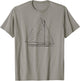 Sailboat Nautical Design Sketch - Sailing T-Shirt - T-Shirt | Sand