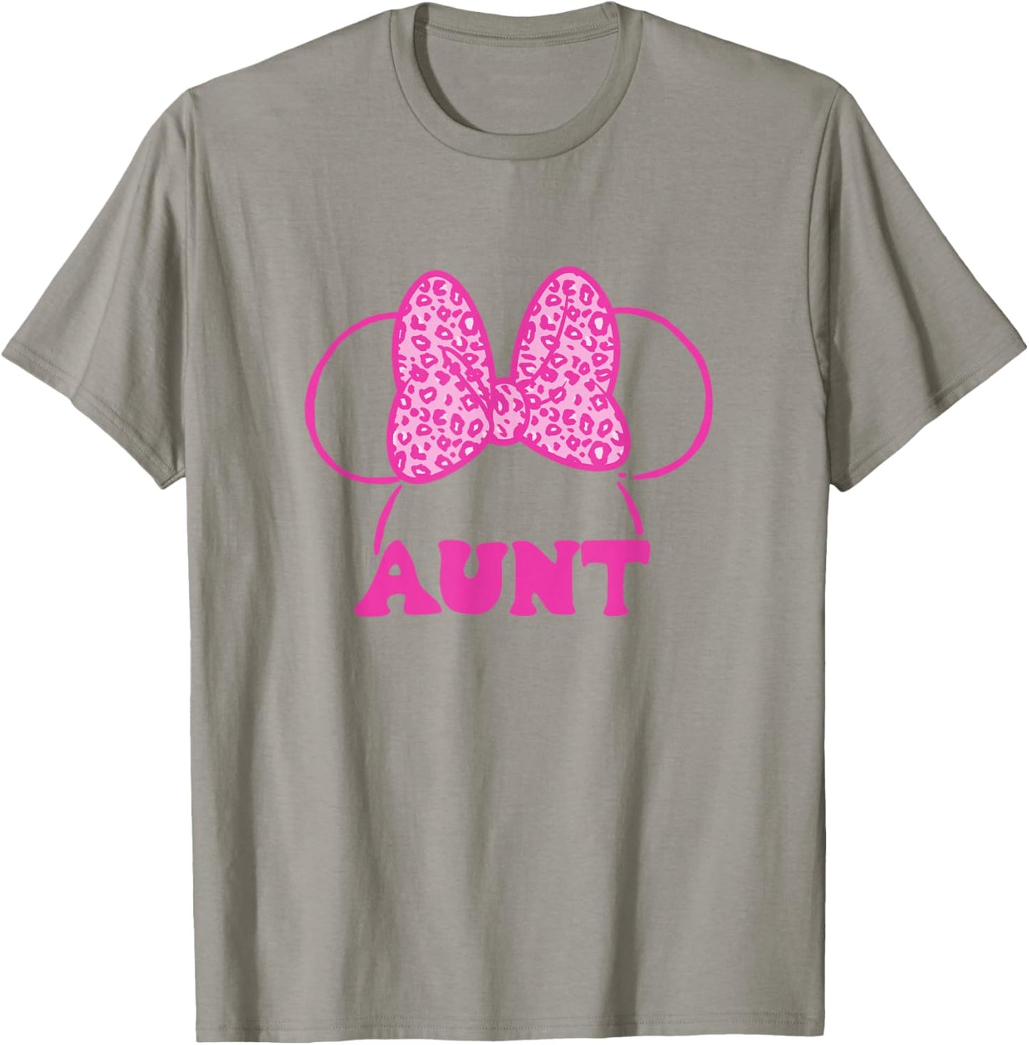 Disney Minnie Mouse Aunt Minnie Ears Outline Logo T-Shirt - T-Shirt | Sand
