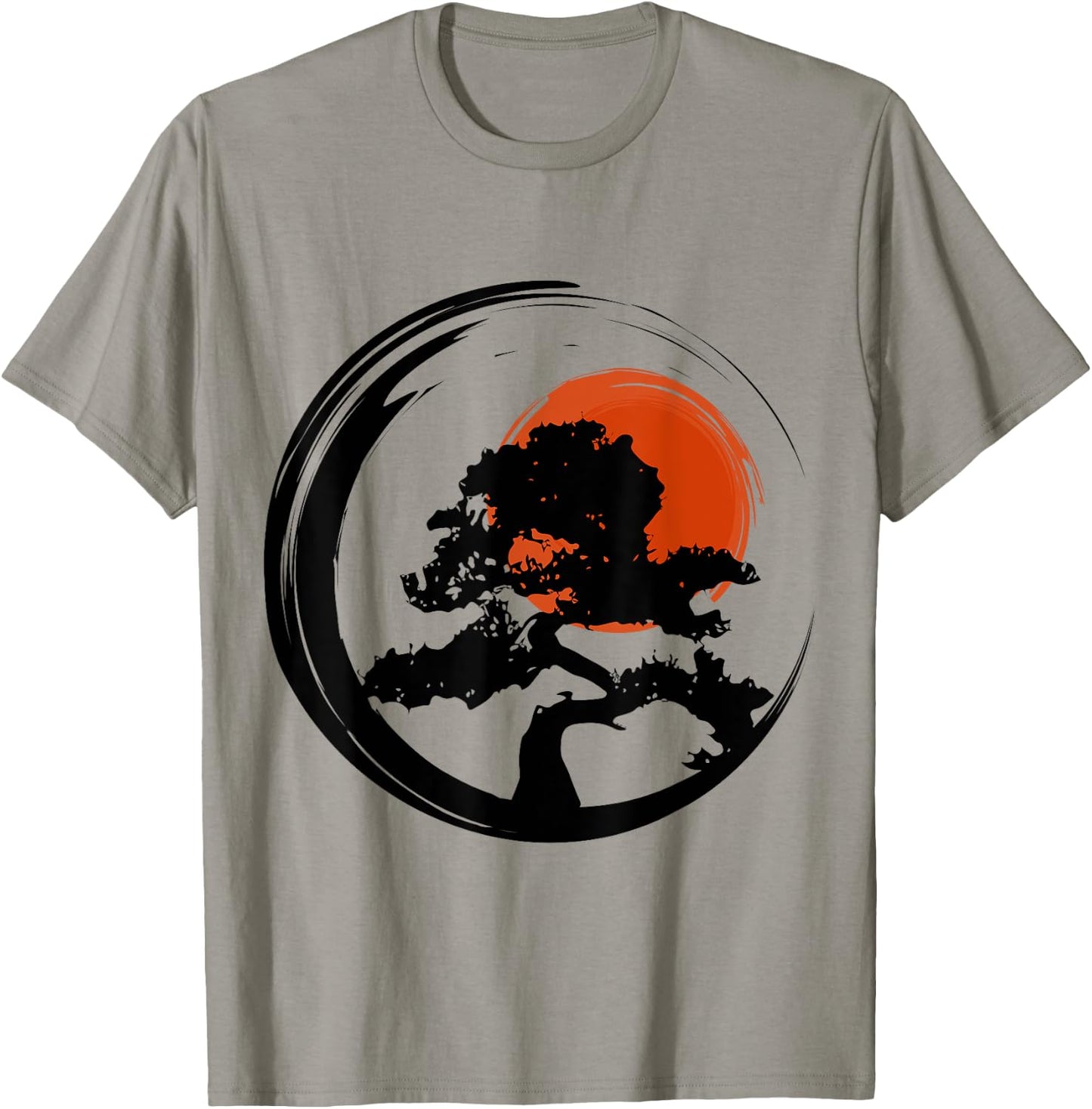 Japanese Bonsai Tree Zen Master Buddhism Penjing T-Shirt - T-Shirt | Sand