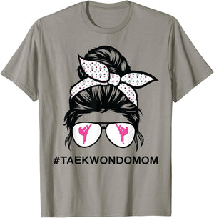 Taekwondo mom Tae Kwon Do girl black belt T-Shirt - T-Shirt | Sand