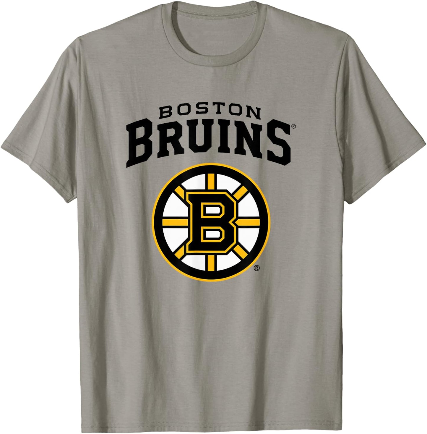 Boston Bruins Vintage Power Play Gray Officially Licensed T-Shirt - T-Shirt | Sand