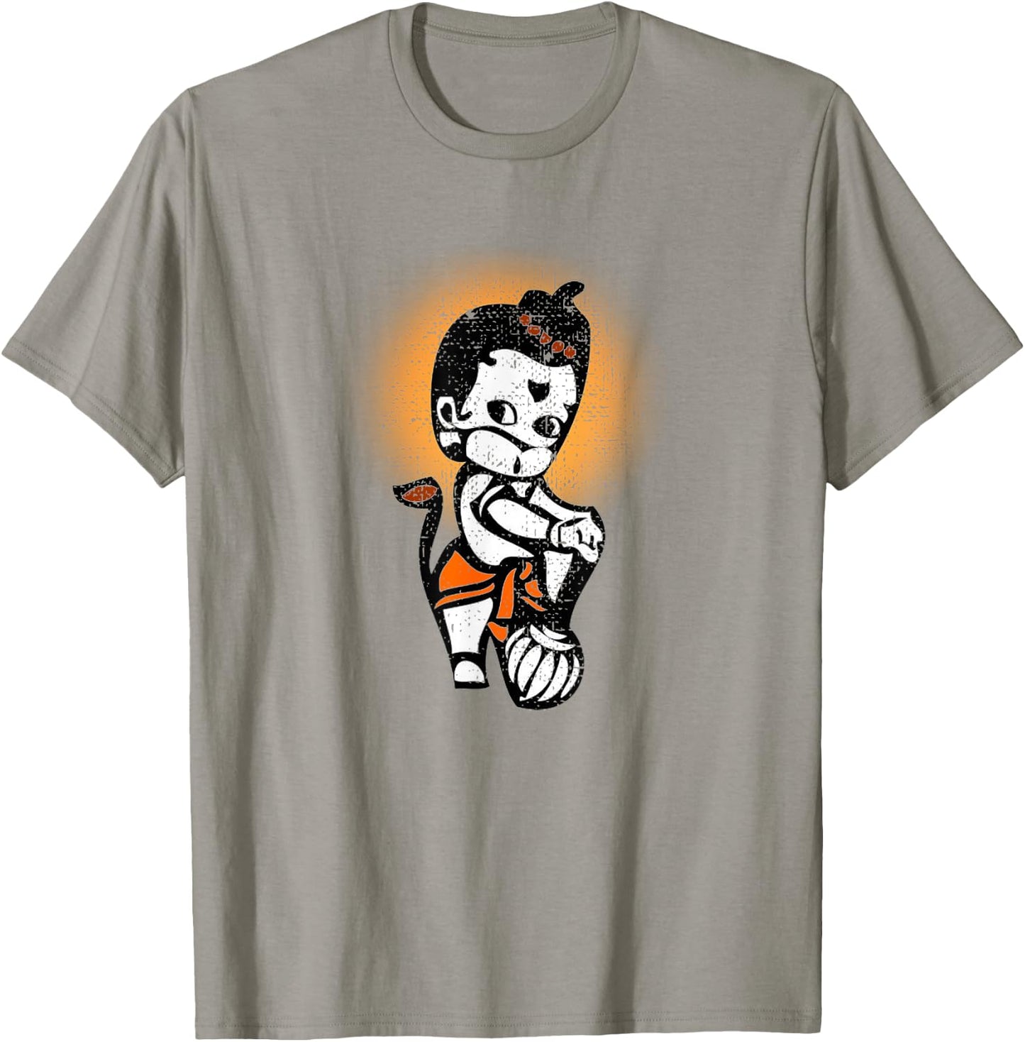 Cute Baby Lord Hanuman T-Shirt - T-Shirt | Sand