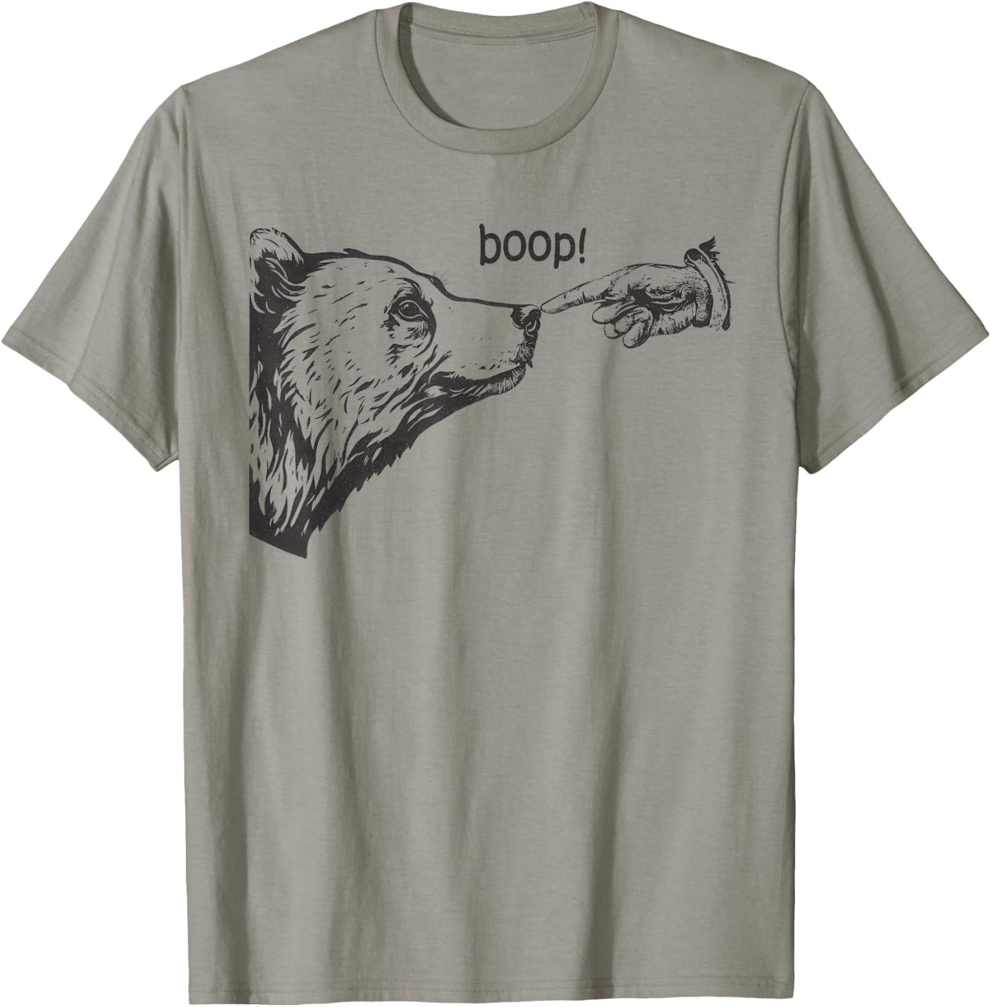 Retro Boop Bear Vintage T-Shirt - T-Shirt | Sand