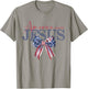 Coquette Bow America Needs Jesus Funny Christian 4th Of July T-Shirt - T-Shirt | Sand