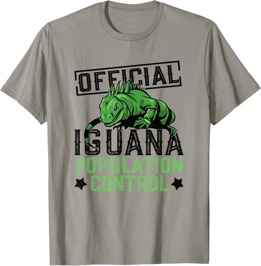 Iguana Hunter Design For Iguana Lizard Hunting T-Shirt - T-Shirt | Sand