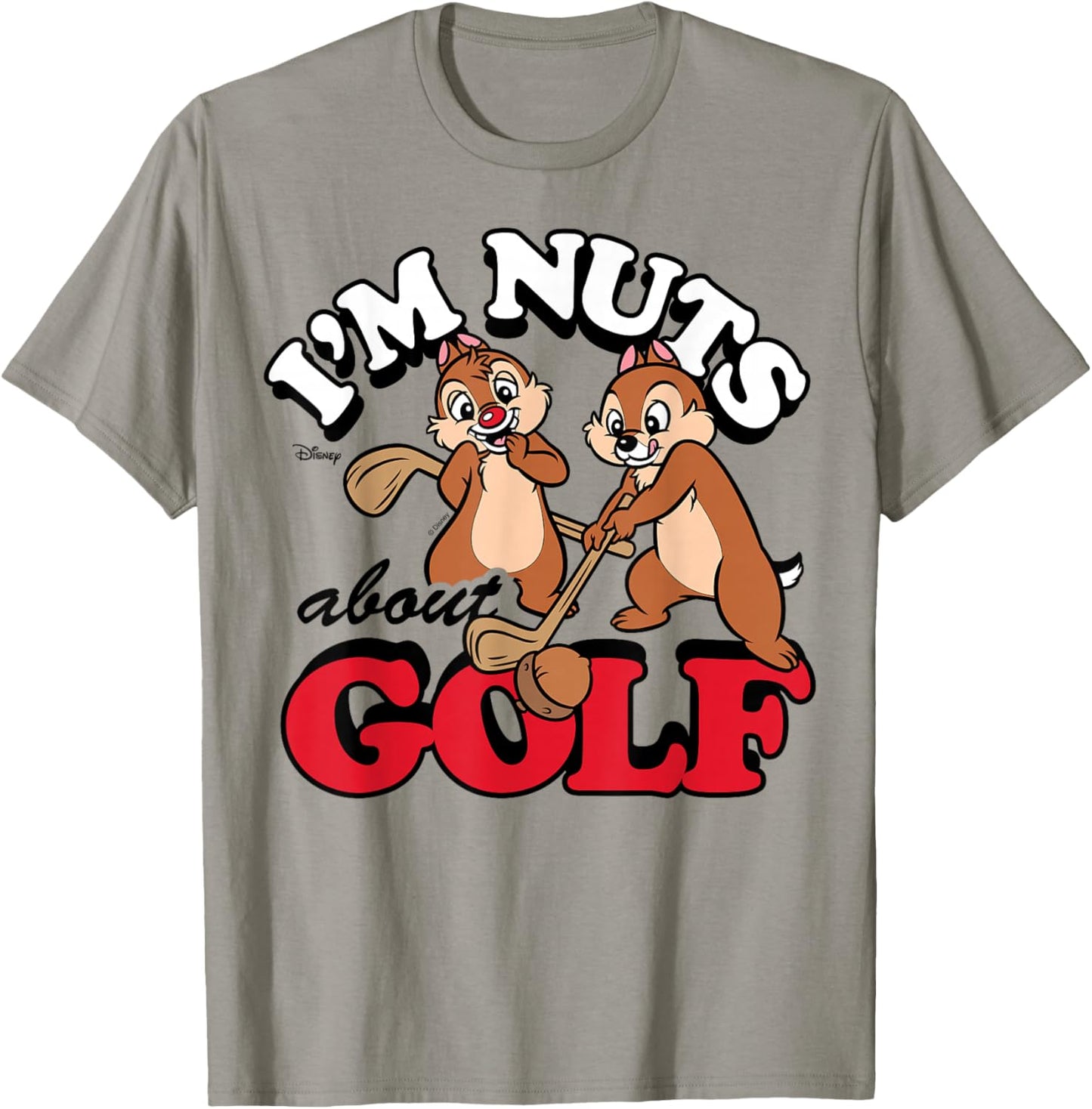 Chip 'N Dale Rescue Rangers - I'm Nuts About Golf T-Shirt - T-Shirt | Sand