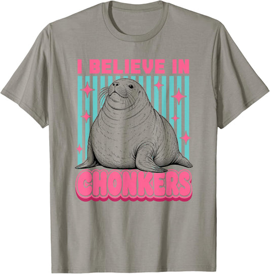 Chonkers The Sea Lion San Francisco Retro T-Shirt - T-Shirt | Sand
