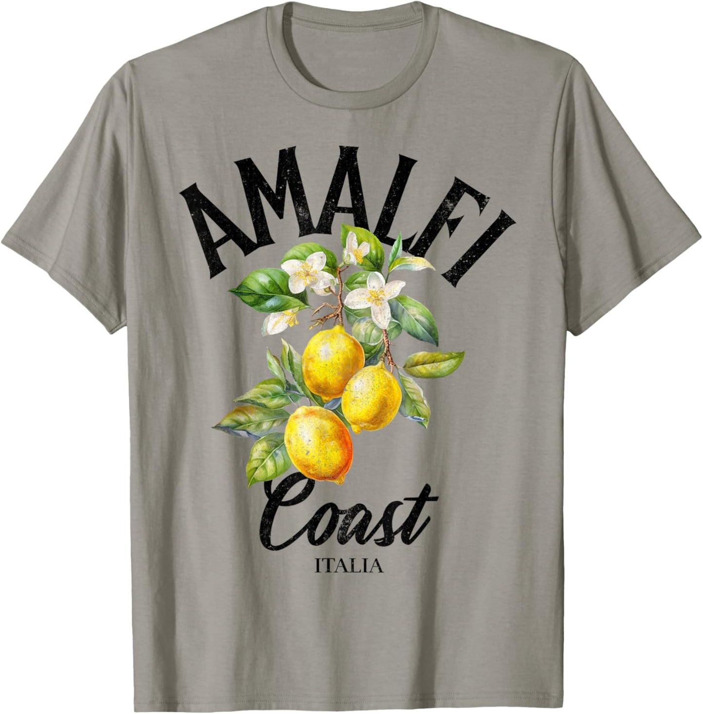 Amalfi Coast Lemons Italia T-Shirt - T-Shirt | Sand