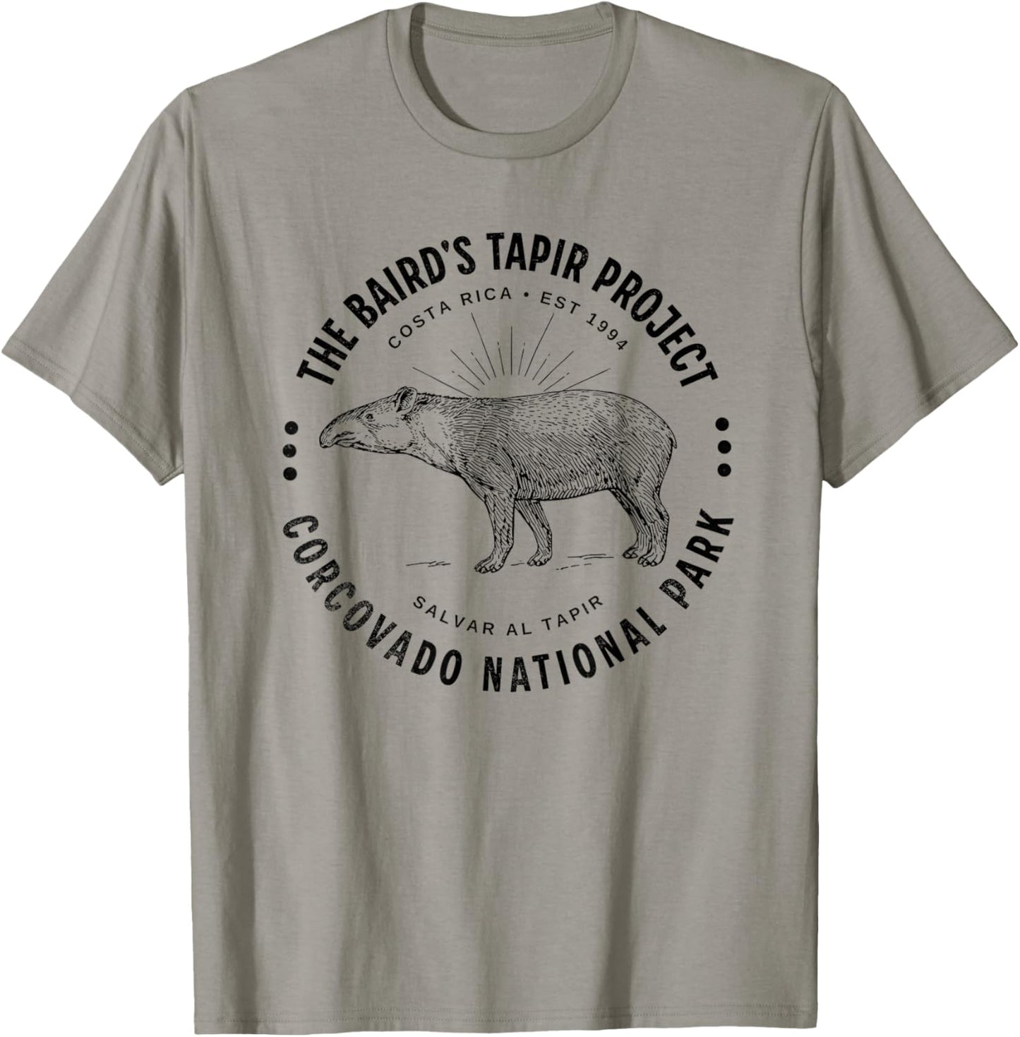 Save the Tapir Corcovado National Park Costa Rica Tapir T-Shirt - T-Shirt | Sand