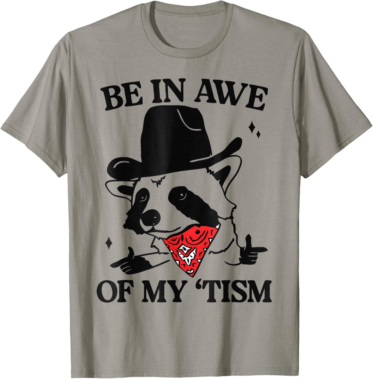 Be in awe of my 'tism retro T-Shirt - T-Shirt | Sand