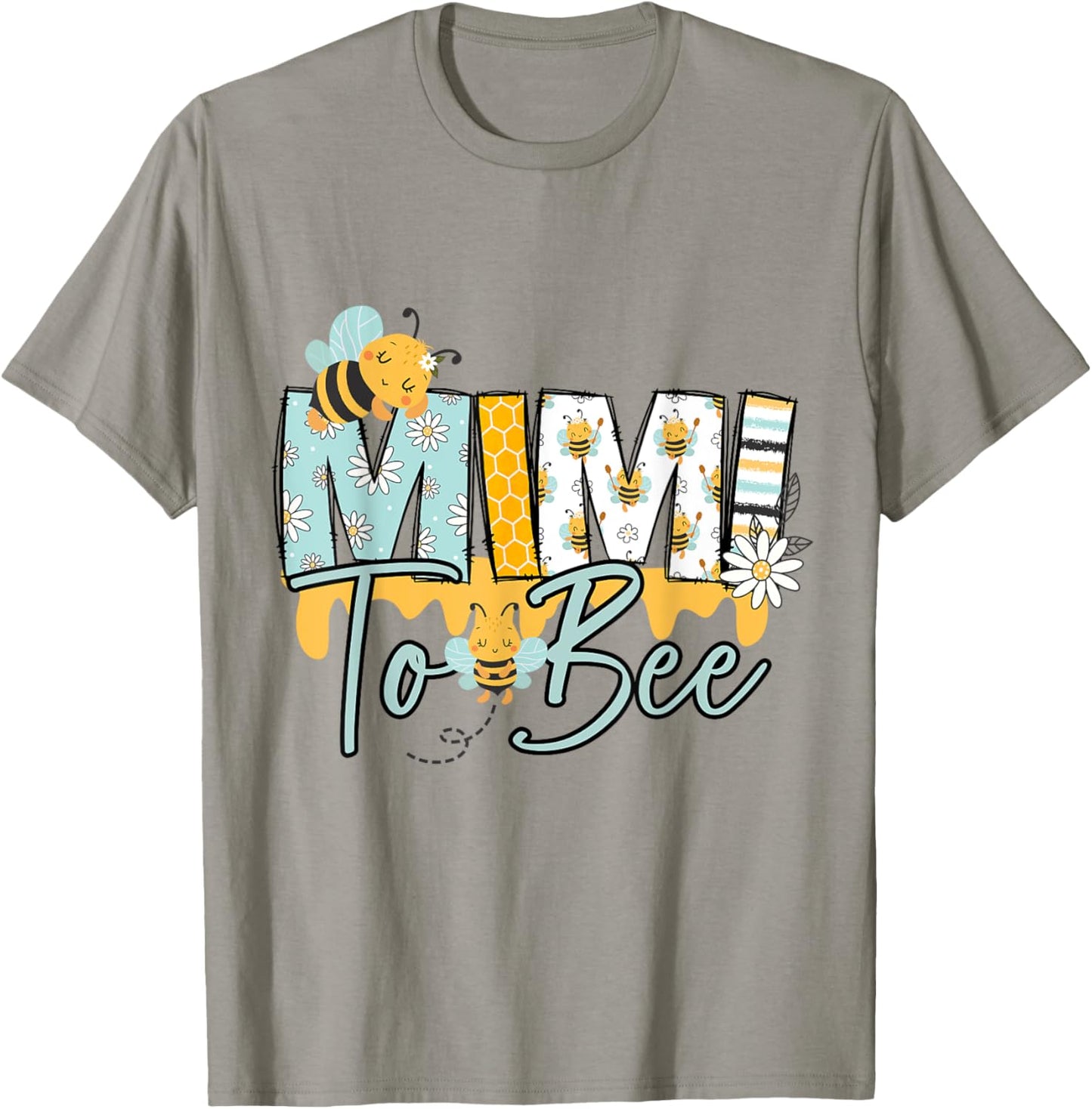 Baby Bee Mimi Honey Bee Gender Reveal Baby Shower T-Shirt - T-Shirt | Sand