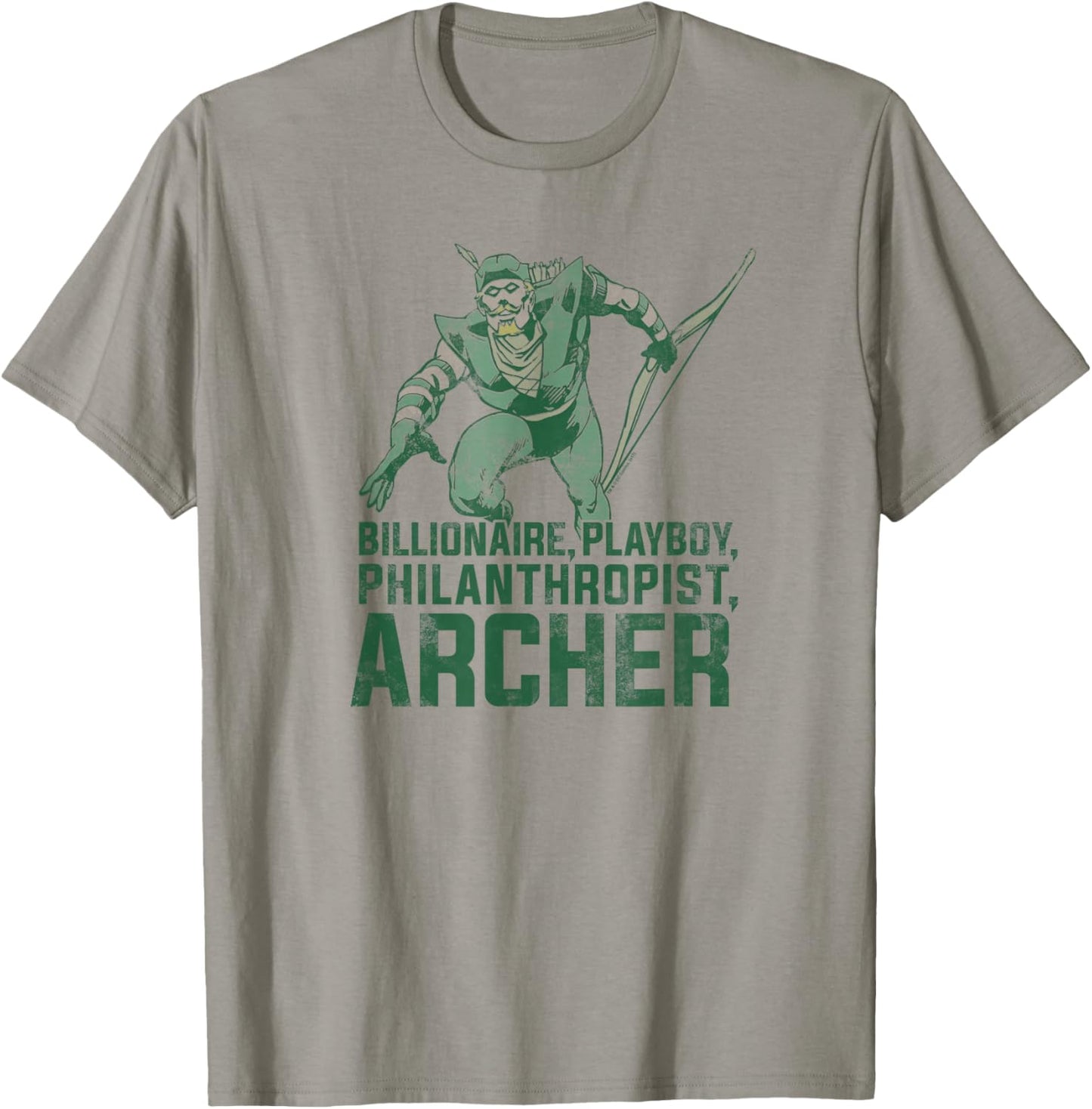 Green Arrow Archer T-Shirt - T-Shirt | Sand