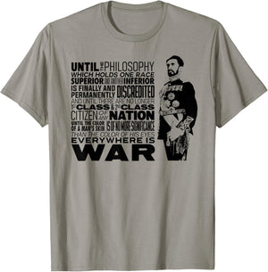 Until The Philosophy Haile Selassie War Speech Reggae Rasta T-Shirt - T-Shirt | Sand