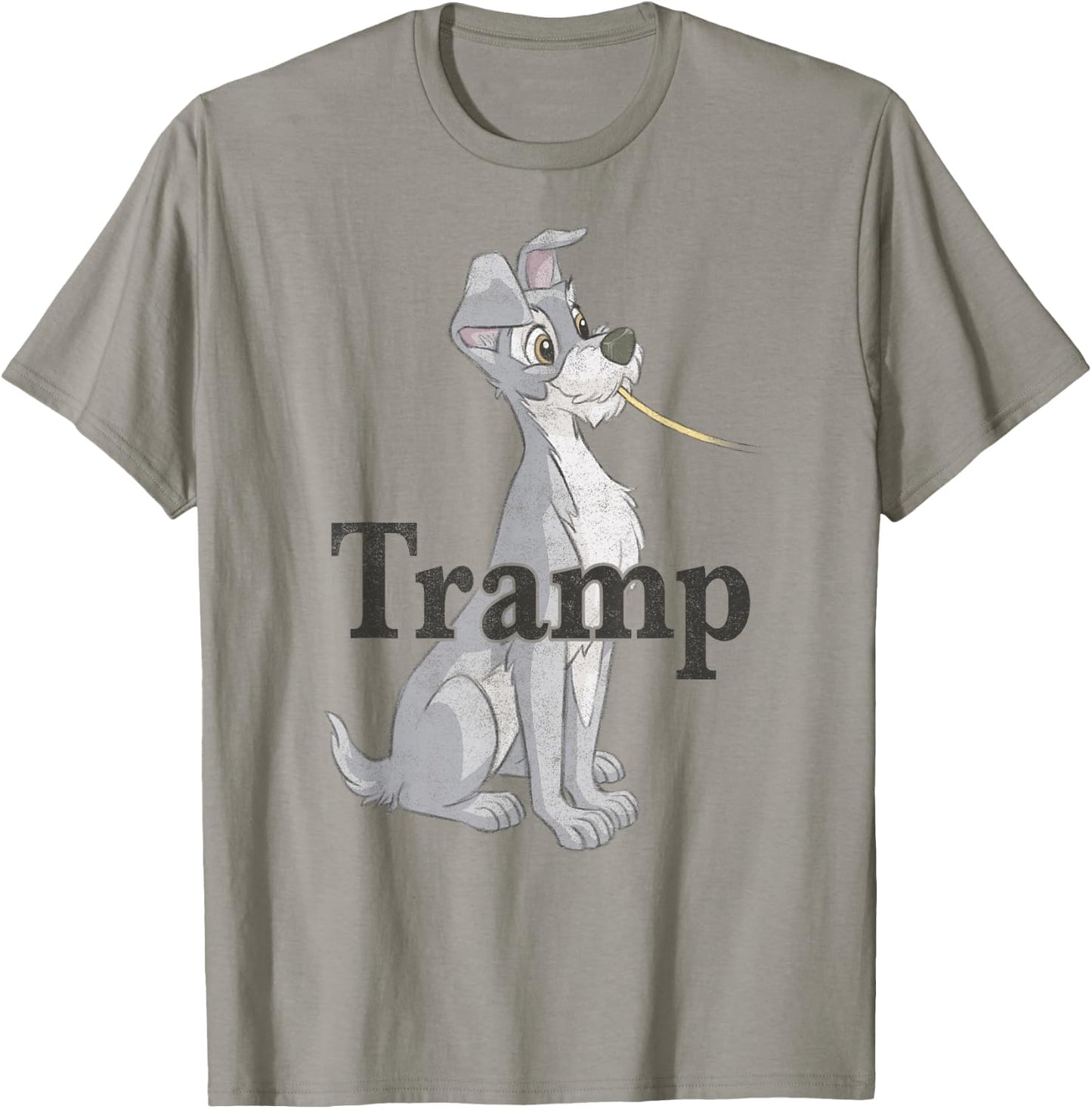 Disney Lady and The Tramp Spaghetti Tramp Couples T-Shirt - T-Shirt | Sand