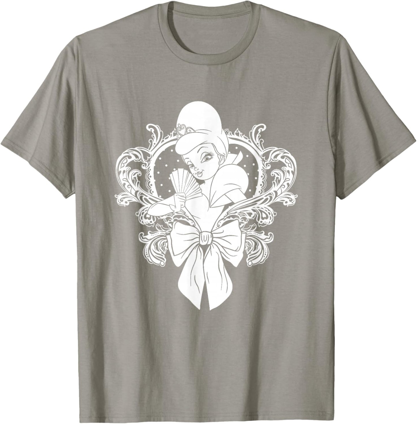 Disney The Princess And The Frog Cute Charlotte Chest Logo T-Shirt - T-Shirt | Sand