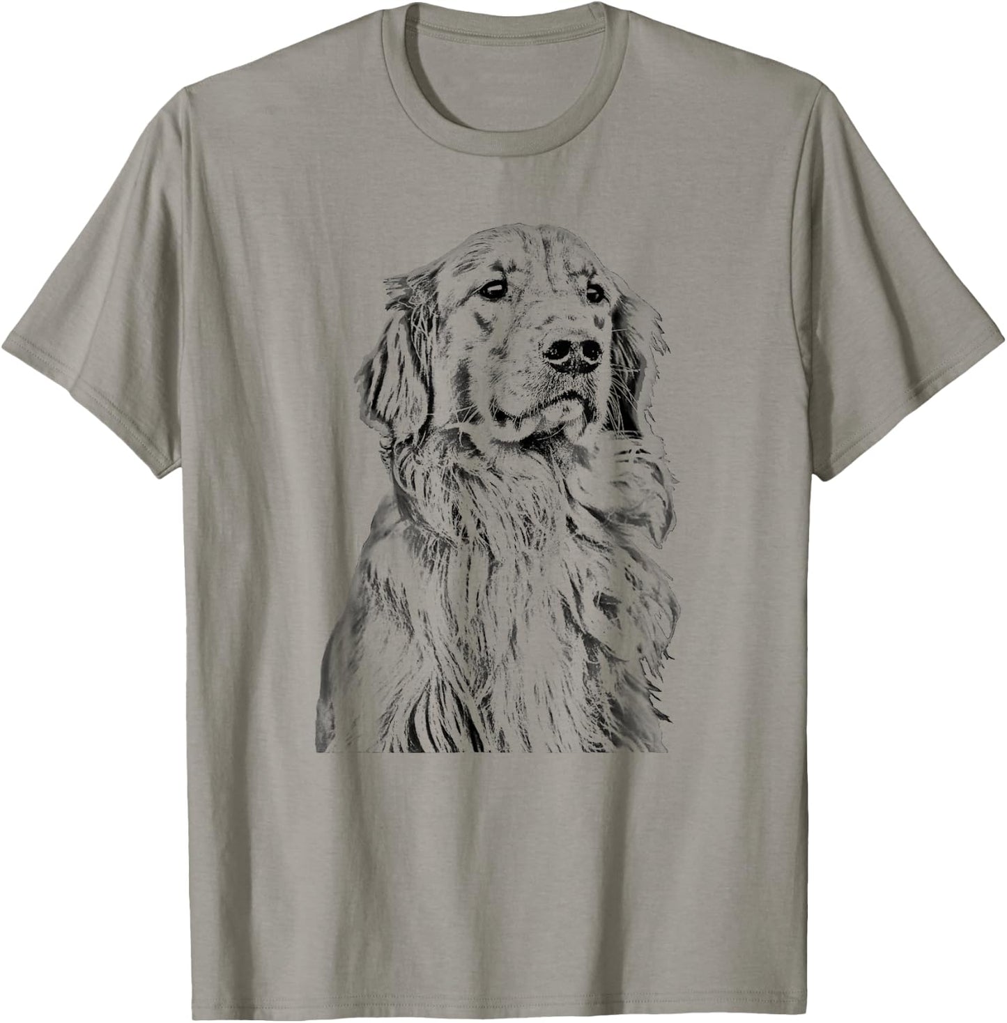 Golden Retriever Dog Lover Cream Retriever Mom Dad Men Women Kids T-Shirt - T-Shirt | Sand