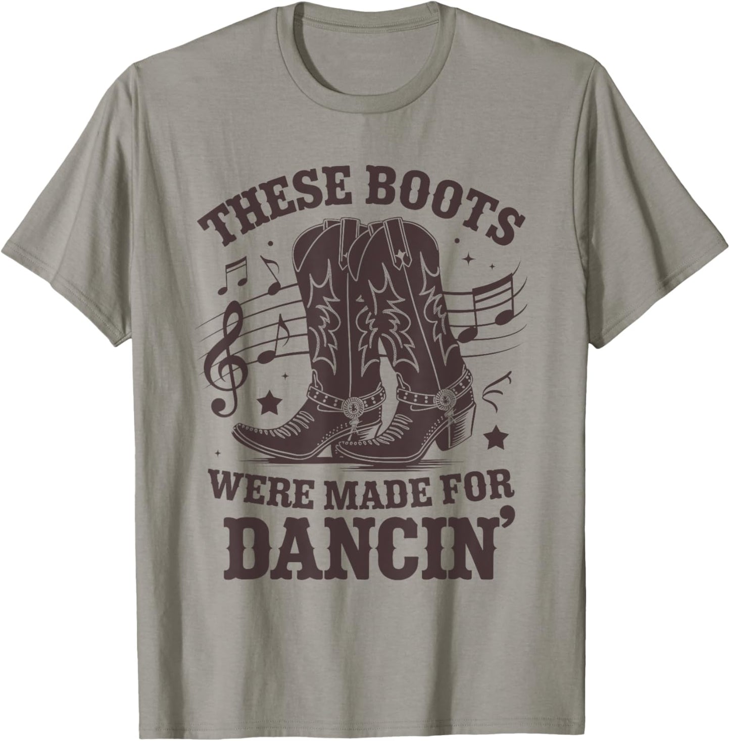 These Boots Were Made for Line Dance Men Women Line Dancer T-Shirt - T-Shirt | Sand