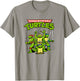 Teenage Mutant Ninja Turtles Vintage Brick Team Turtles Logo T-Shirt - T-Shirt | Sand