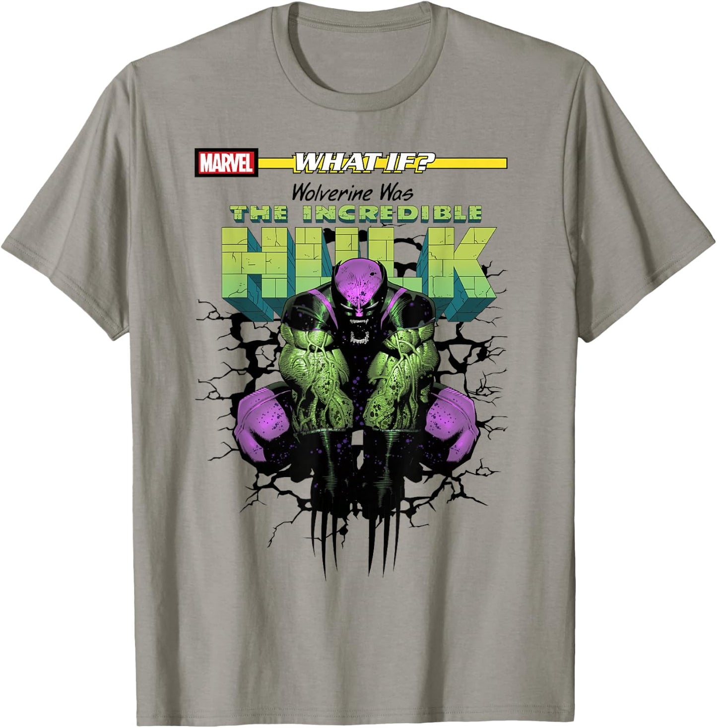Marvel What If Wolverine Was The Incredible Hulk Comic Cover T-Shirt - T-Shirt | Sand