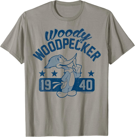 Woody Woodpecker Vintage 1940 Portrait T-Shirt - T-Shirt | Sand