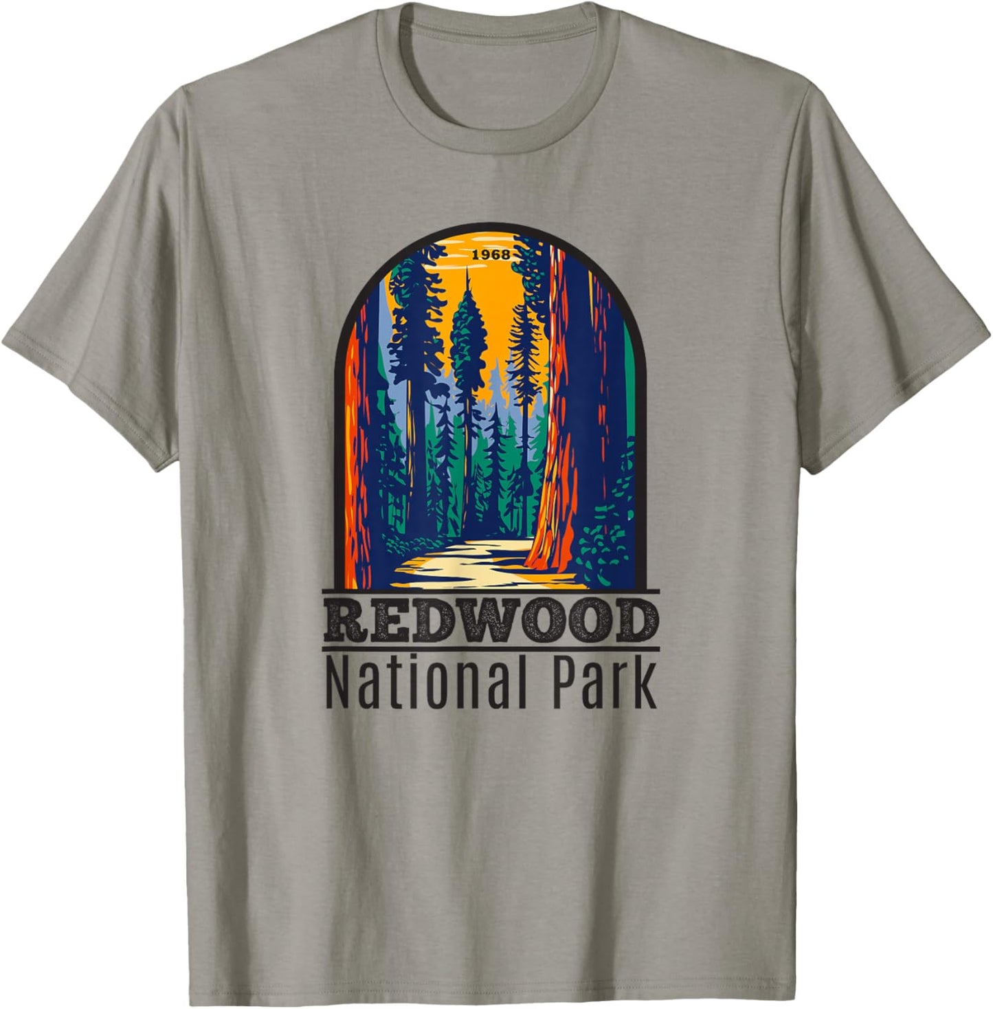 Redwood National Park Vintage Small T-Shirt - T-Shirt | Sand