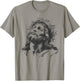 Tattoo Style Jesus Christ Face T-Shirt - T-Shirt | Sand