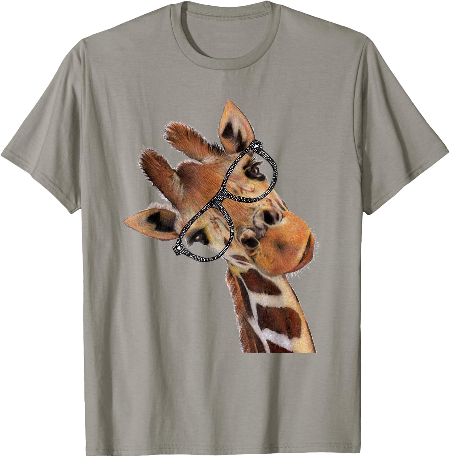 Good Time Hipster Giraffe Men's Women's Children's T-Shirt - T-Shirt | Sand