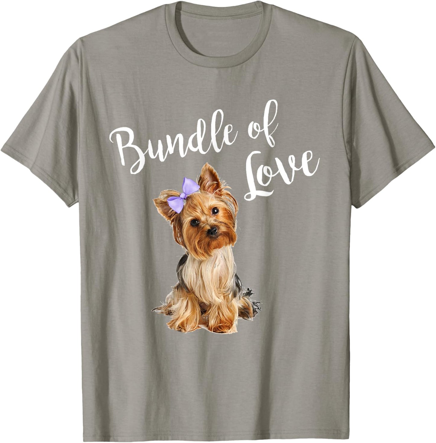 Cute Dog Quote Yorkie Puppy Love Shirt Men Women Kids T-Shirt - T-Shirt | Sand