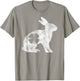 St. Patrick's Day Rabbit Bunny Irish Green Shamrock Clover T-Shirt - T-Shirt | Sand