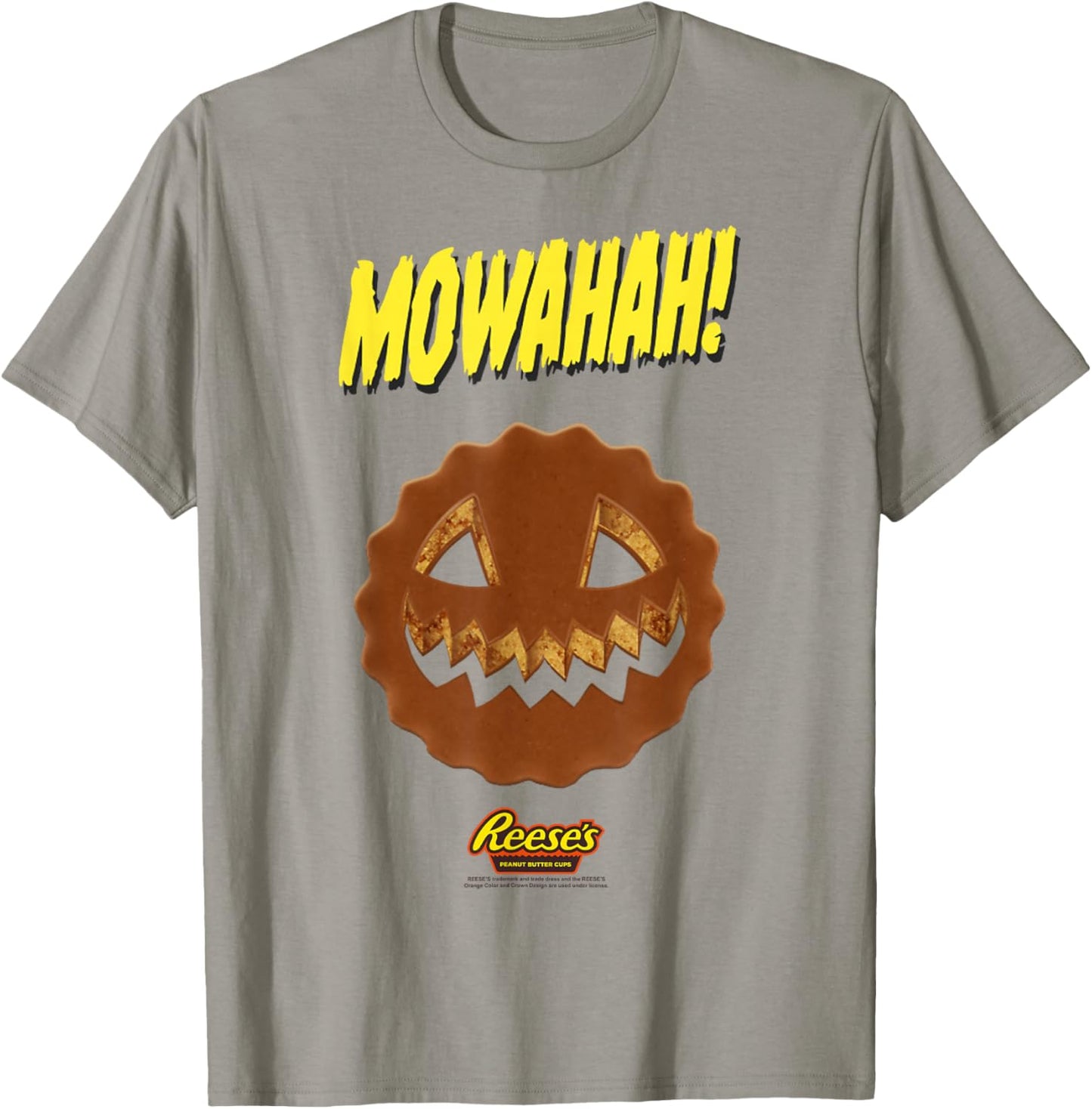 Reese's Halloween Chocolate Jack O' Lantern Mowahah! T-Shirt - T-Shirt | Sand