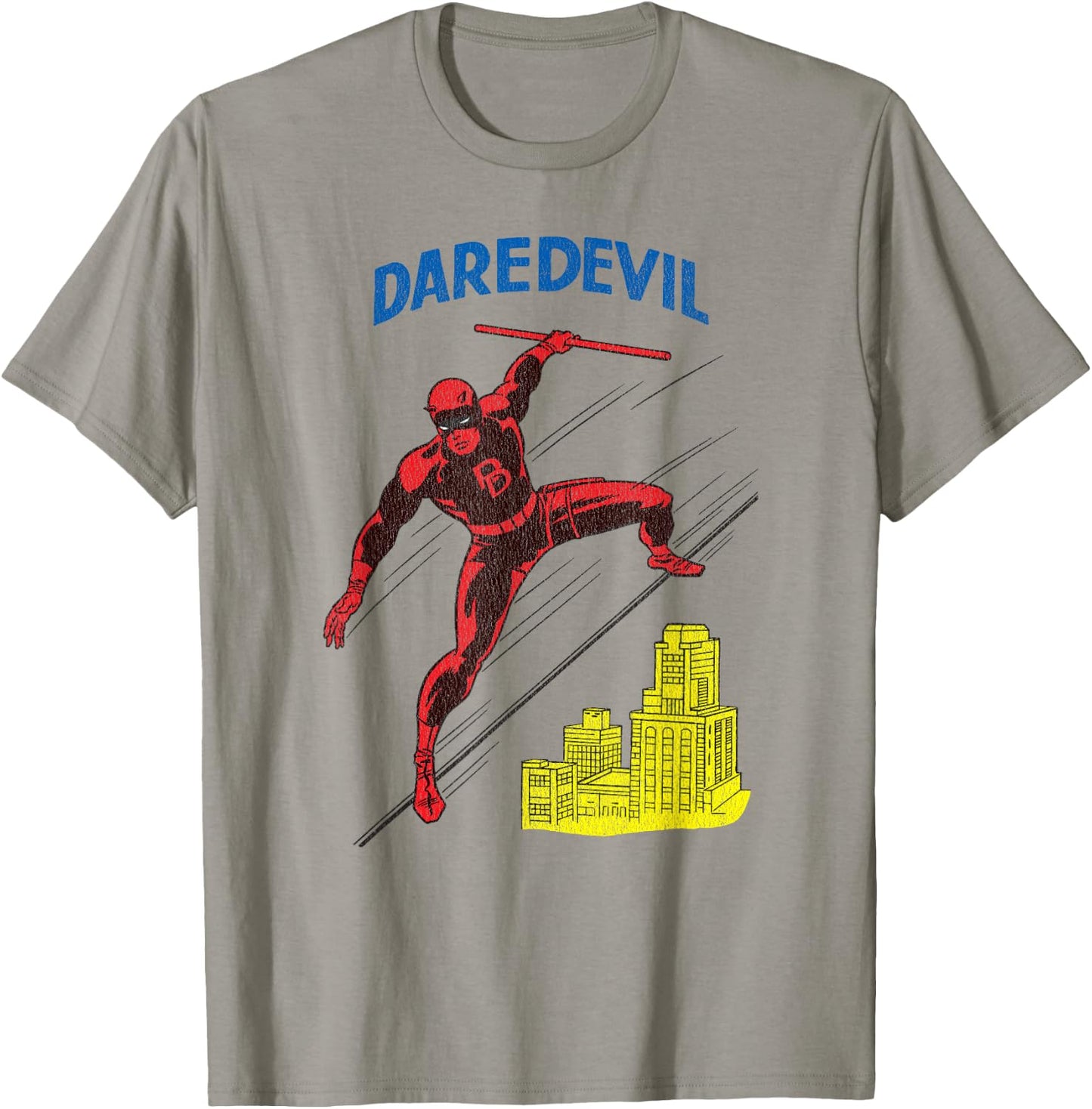 Marvel Daredevil Retro Comic T-Shirt - T-Shirt | Sand