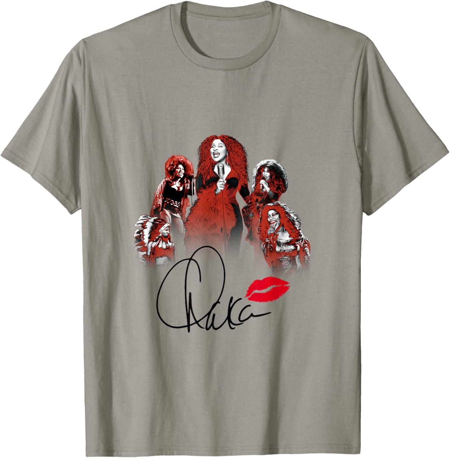 Chaka Khan - Lips 50 T-Shirt - T-Shirt | Sand