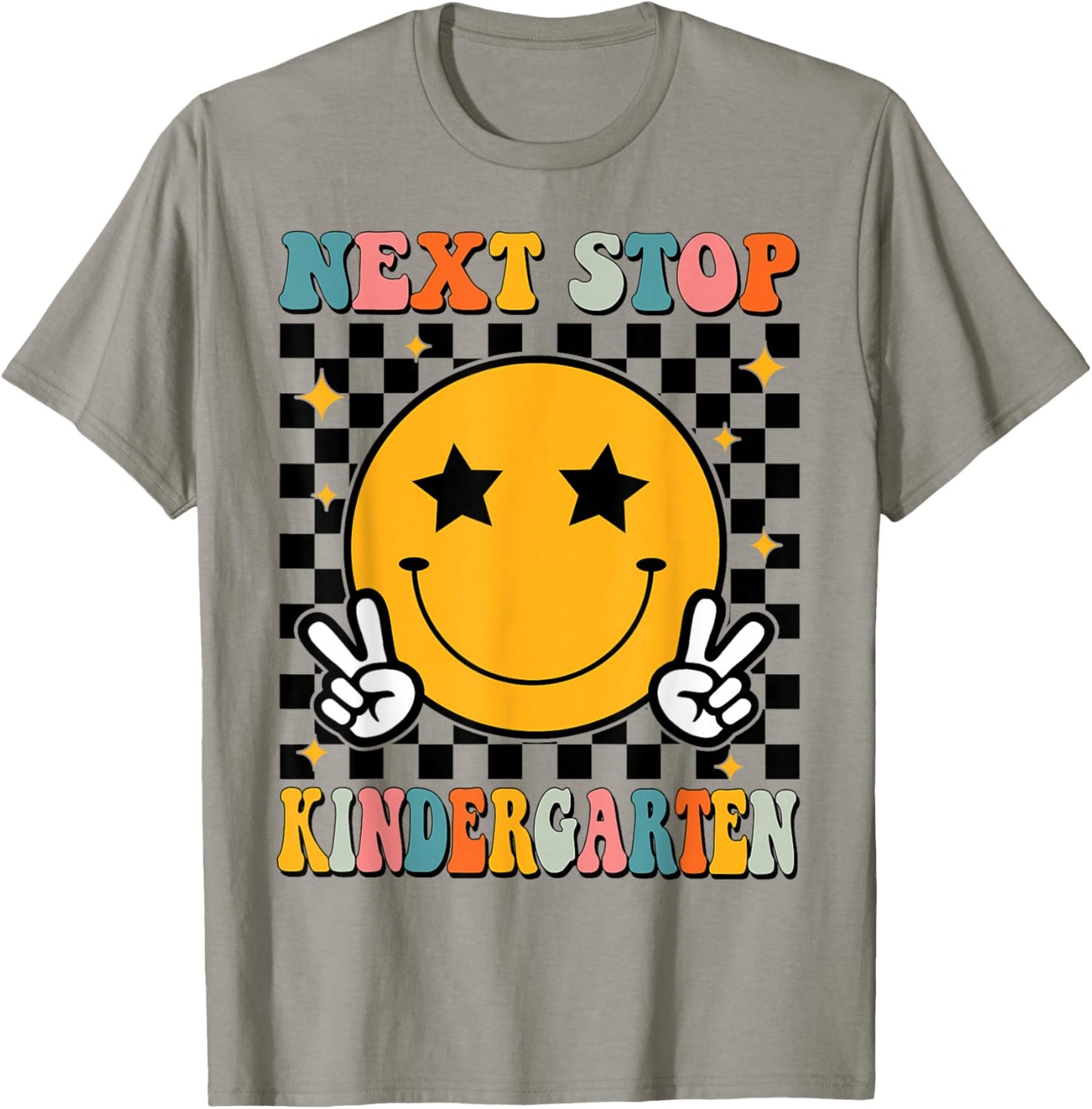 Next Stop Kindergarten Preschool Graduate Pre-K Graduation T-Shirt - T-Shirt | Sand