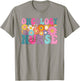 Oncology Nurse Week Groovy Appreciation Day T-Shirt - T-Shirt | Sand