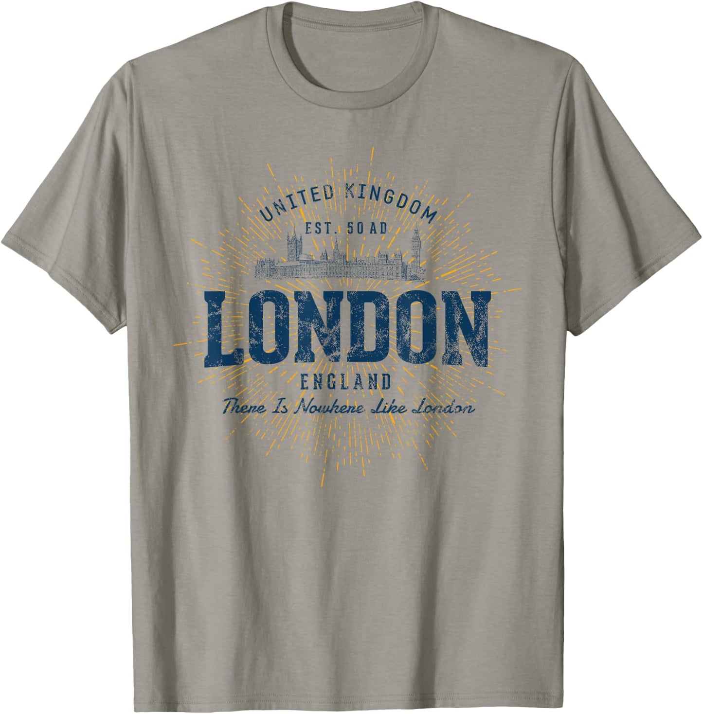 England Vintage London Retro T-Shirt - T-Shirt | Sand