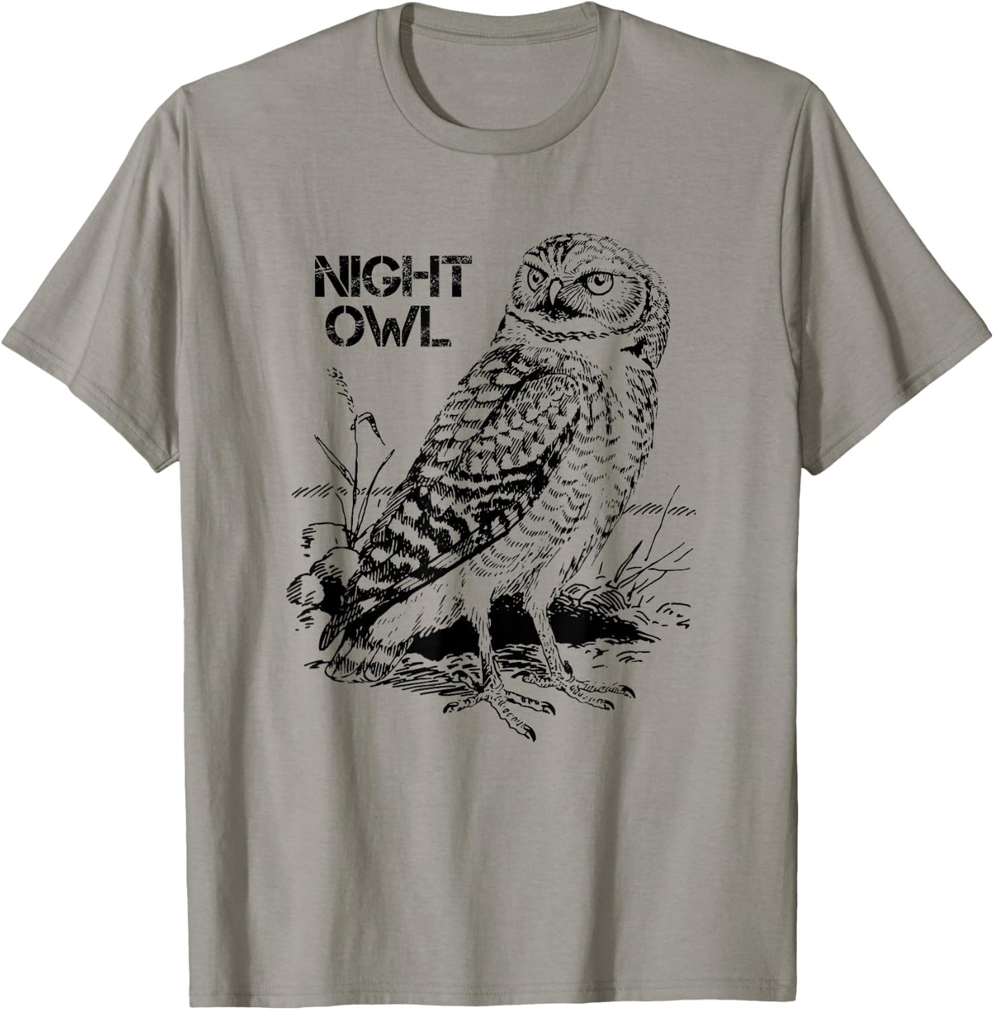 Night Owl for the Night Shift Worker T-Shirt - T-Shirt | Sand