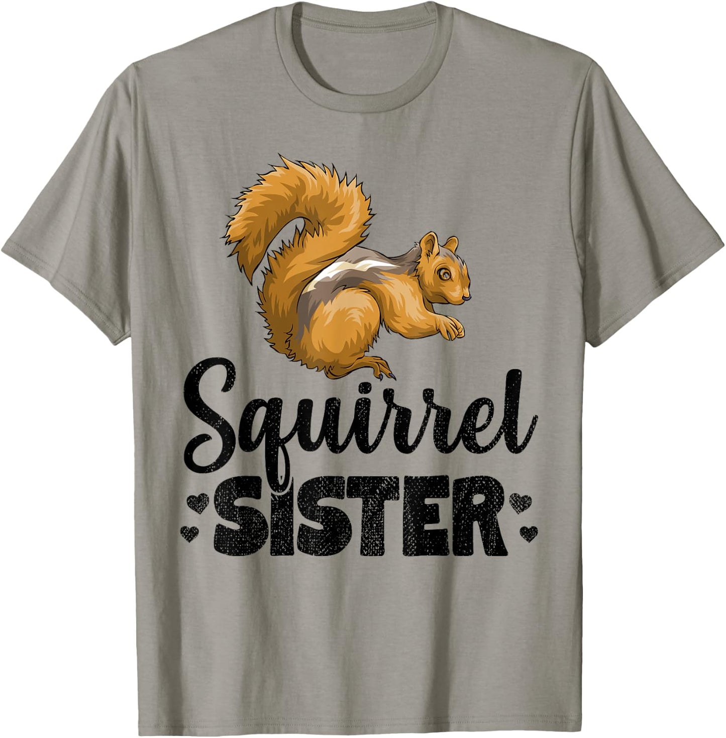 Squirrel Sister Squeak Chestnut Animal T-Shirt - T-Shirt | Sand